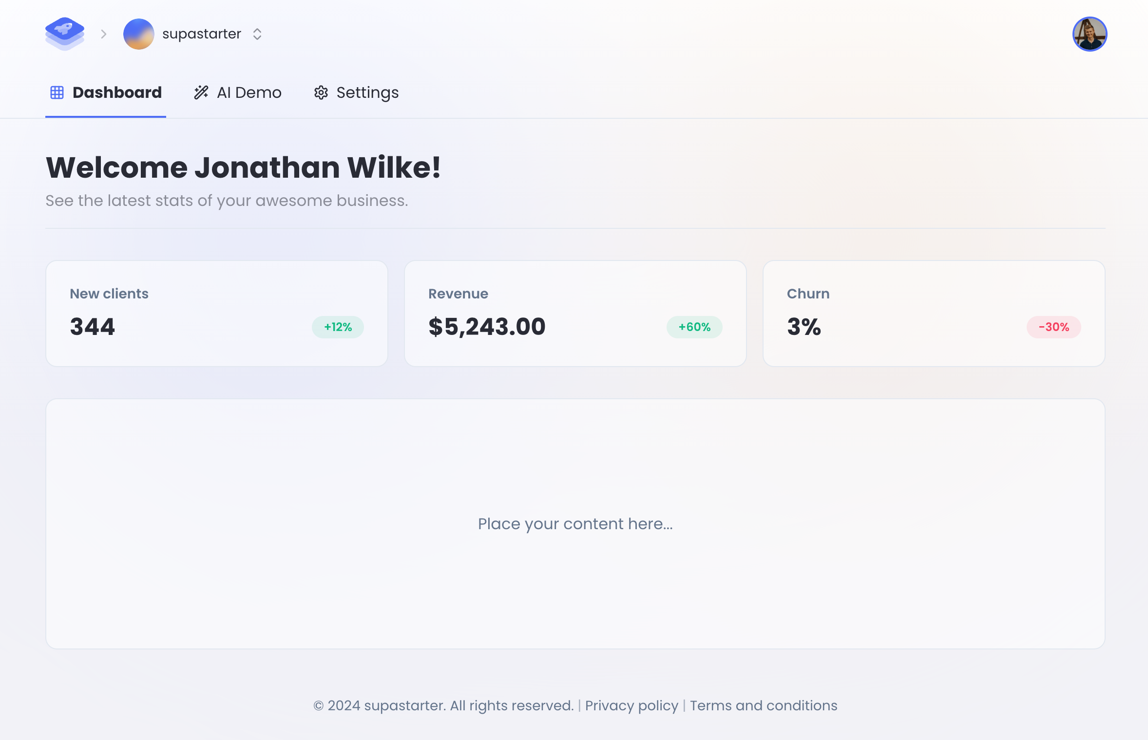 BL1NK dashboard preview